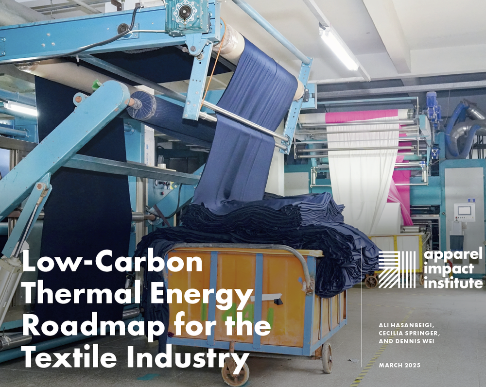 Low Carbon Thermal Energy Roadmap for the Textile Industry
