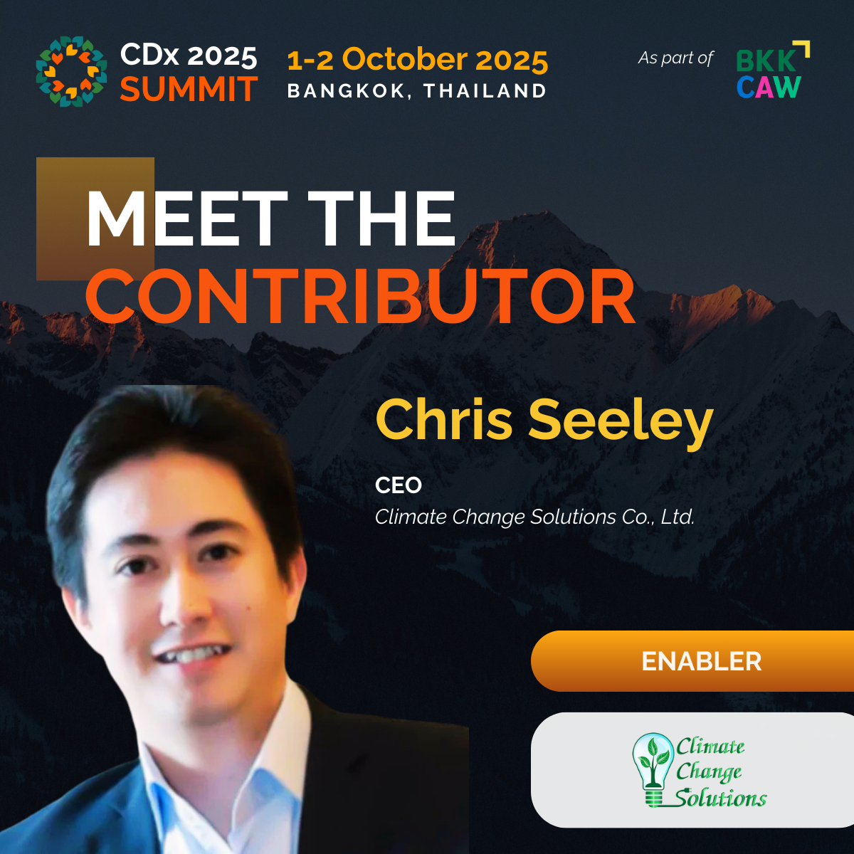 Chris speaker card