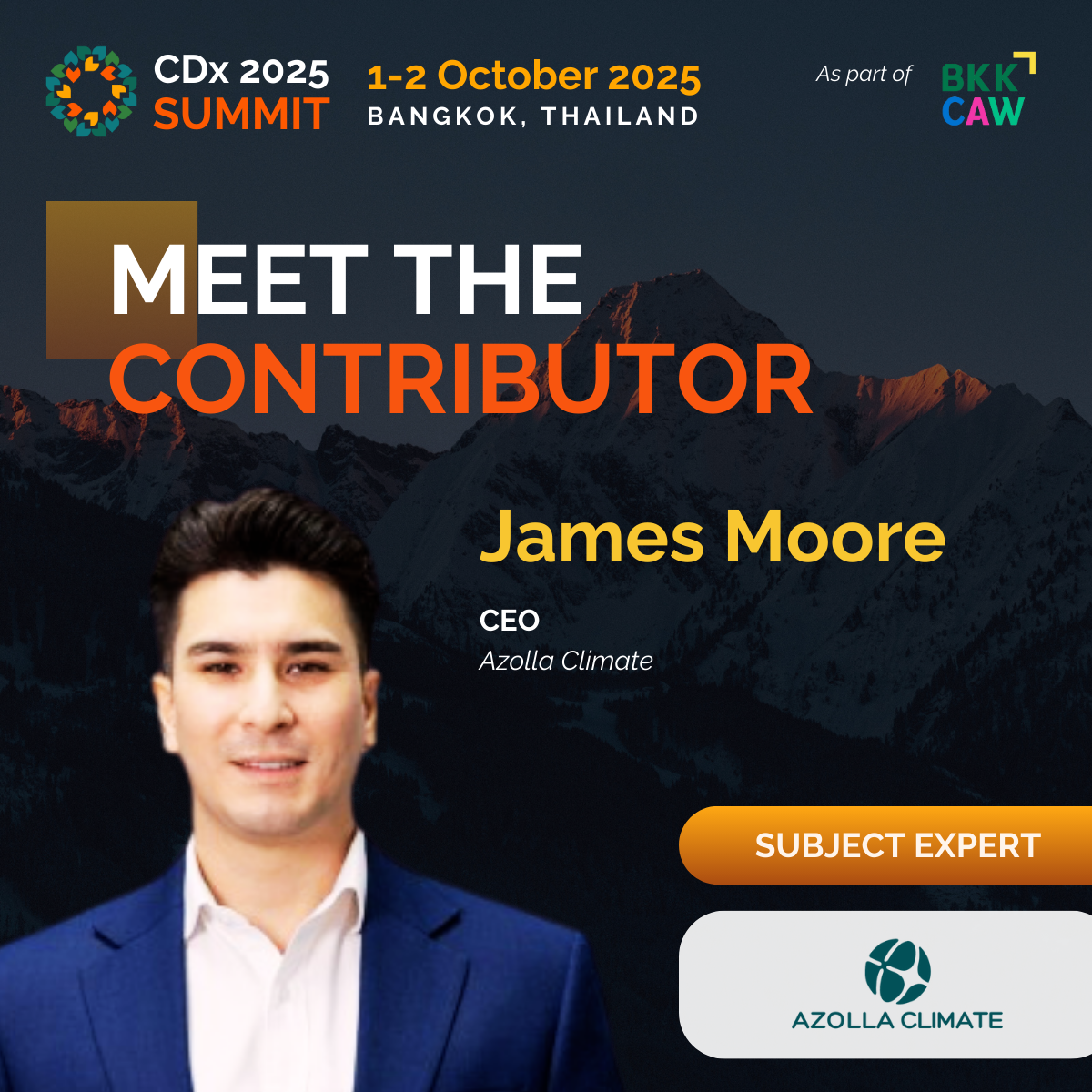 James speaker Card