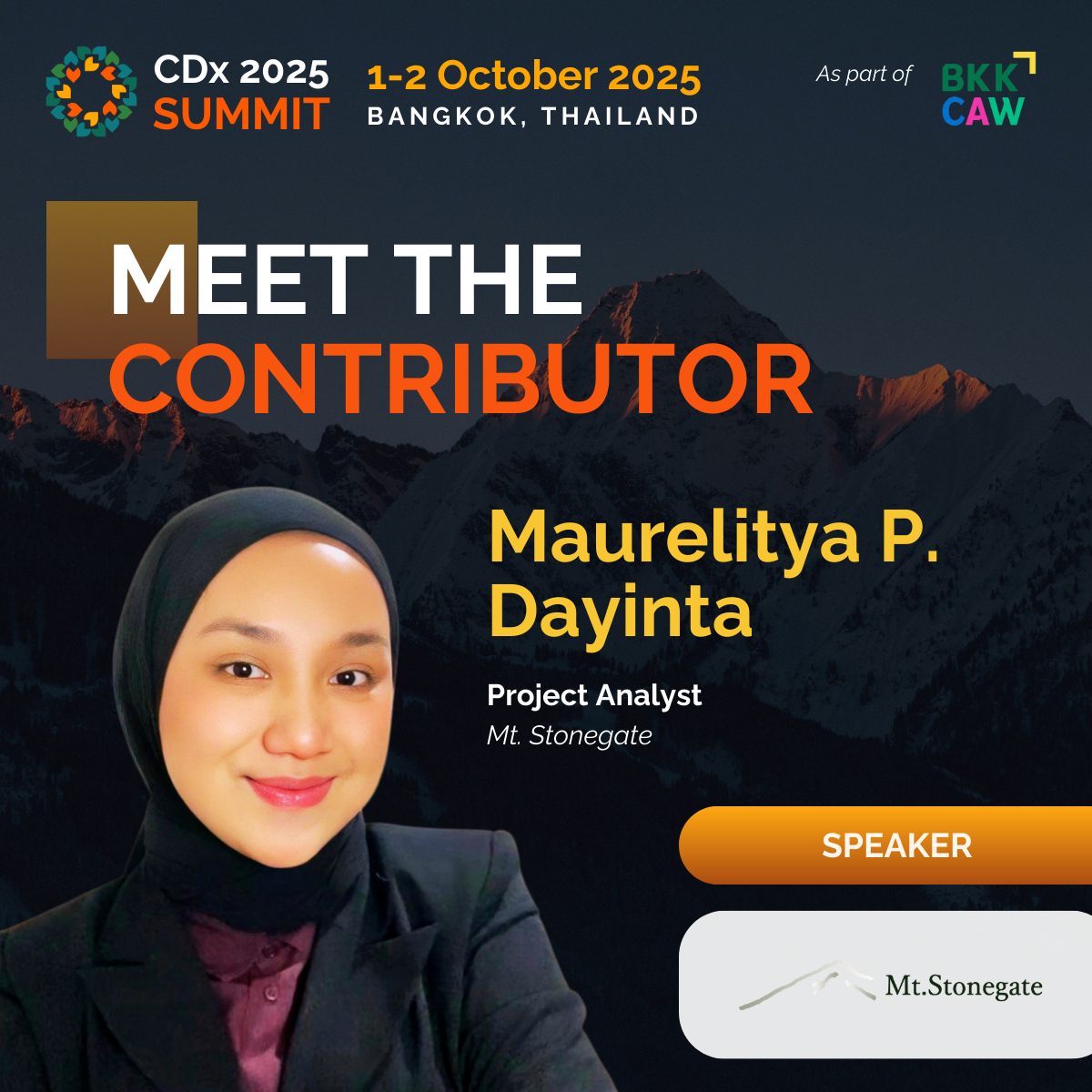 Maurelitya speaker card